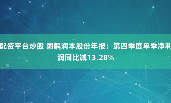 配资平台炒股 图解润本股份年报：第四季度单季净利润同比减13.28%